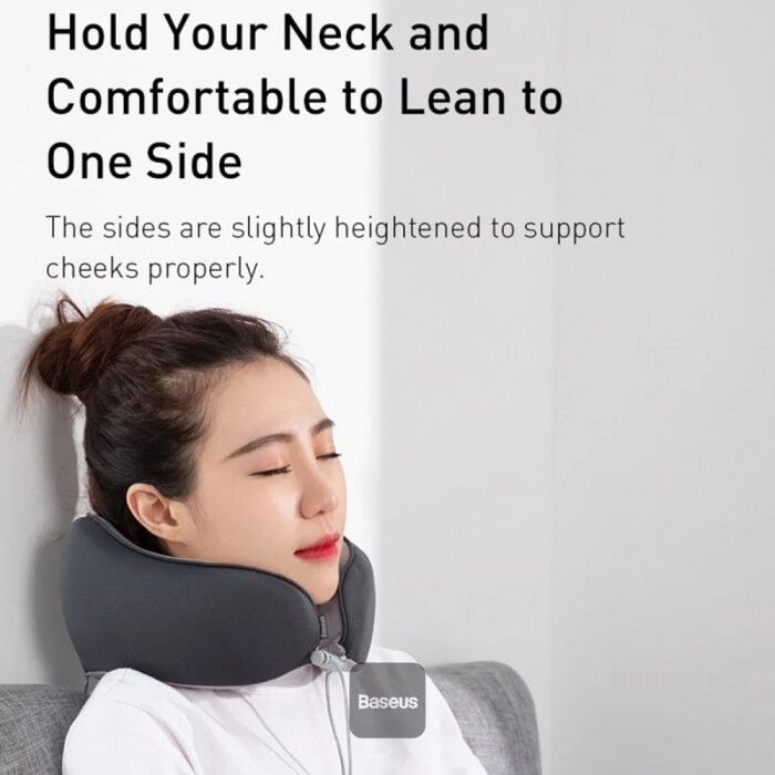 Baseus Travel Pillow Memory Foam Neck &amp; Cervical Pillow for Airplane