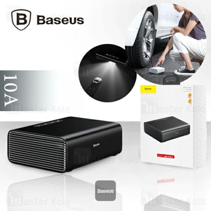 Baseus Portable Inflator Pump Car Air Compressor Smart Digital Tire Pressure For Car and Bike, Motorcycle