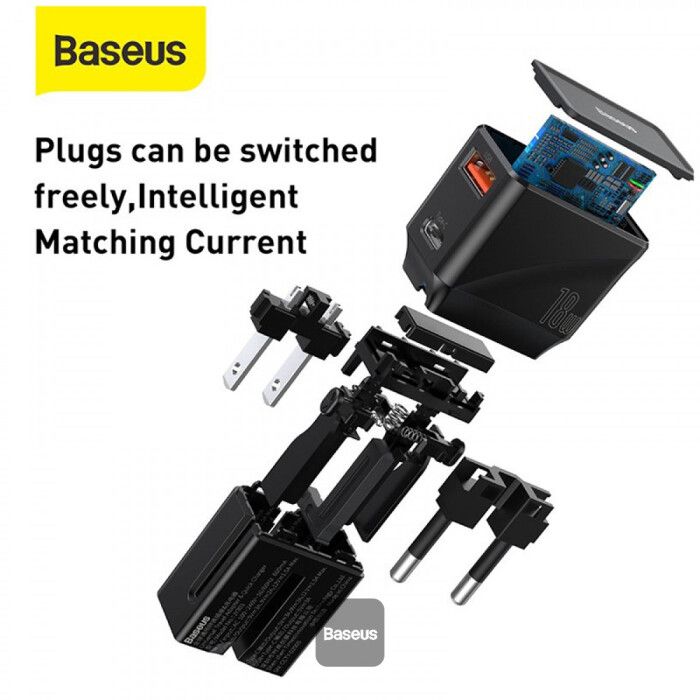 Baseus 11 conversion plug PPS 6 USB and Type