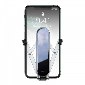Baseus Penguin Gravity Car Phone Holder Mobile Phone Mount Stand - Silver