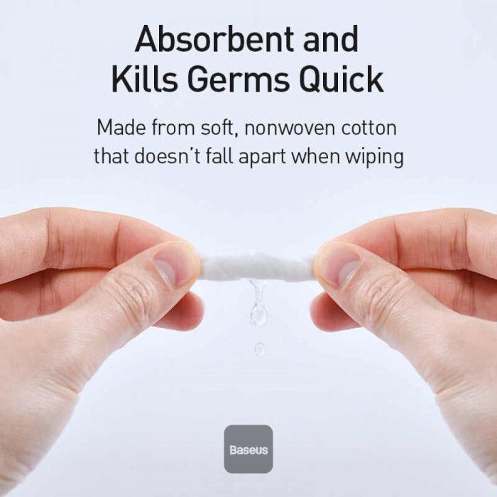 Baseus Disposable Alcohol Prep Pad 100+20 Pcs