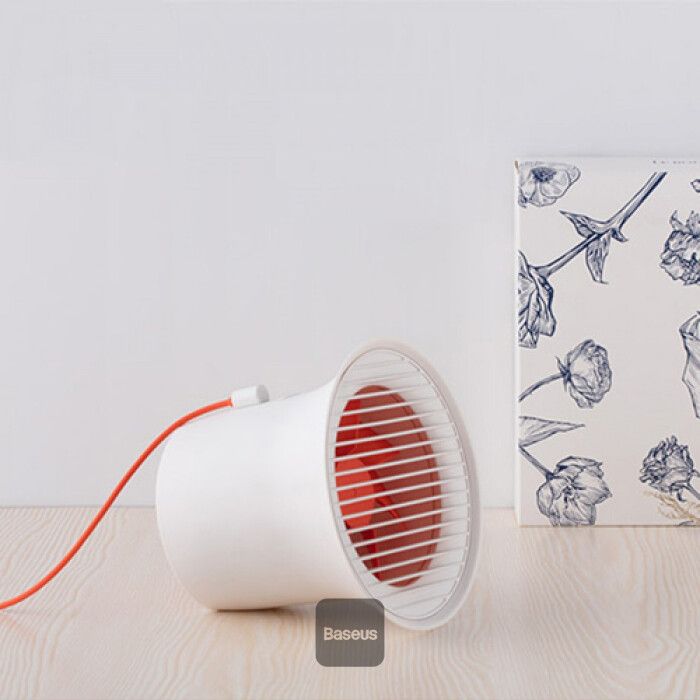 Baseus Small Horn Desktop Fan Pink – Dual