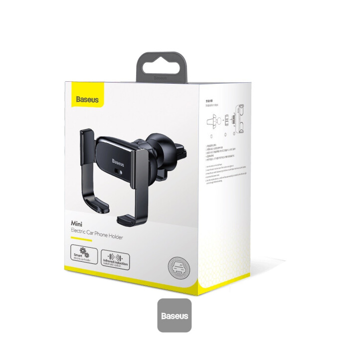 Baseus MINI ELECTRIC CAR HOLDER – BLACK