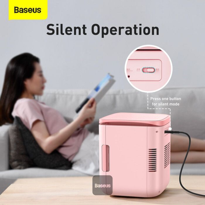 Baseus 6L Igloo Mini Fridge For Students Cooler and Warmer Refrigerator Home Use Ice Box Summer Mask