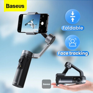 BASEUS Control Smartphone Handheld Folding Gimbal Stabilizer Dark Grey