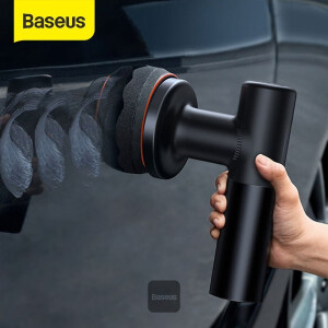 Baseus Wireless Portable Car Polisher 4000mAh Cordless Car Buffer Vehicle Polishing Machine w/3800RPM/Dual-Speed/3 Polishing Pads Auto Waxing Tools