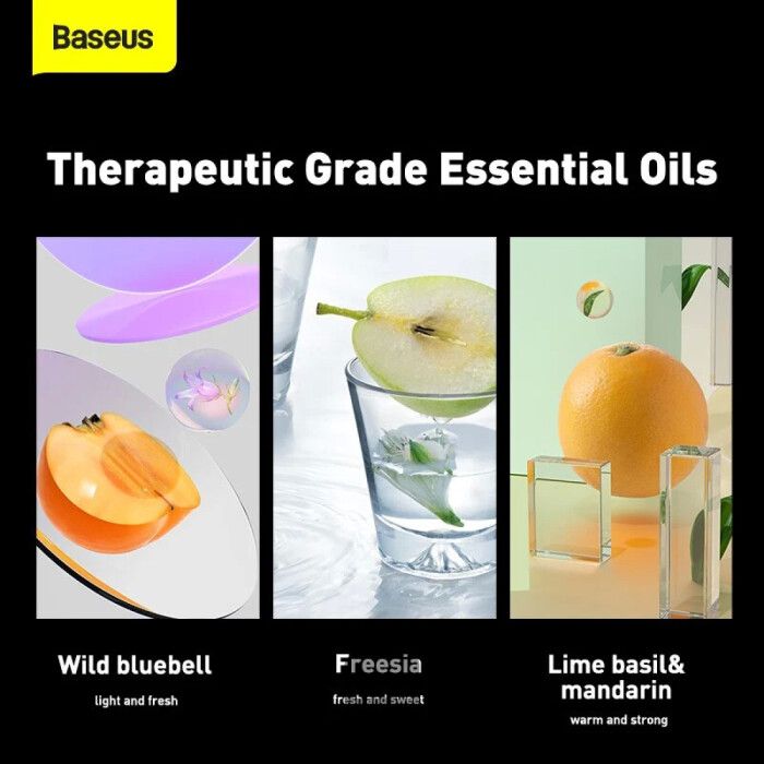 Baseus Wisdom Car Smart Atomized Air Freshener, Car Air Freshener Perfume Smart APP Control