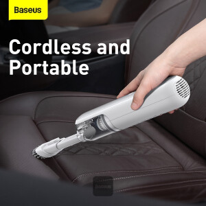 Baseus A1 Mini Vacuum Cleaner, Small Handheld Vacuum Cordless Portable USB Rechargeable Hand Car Vacuum Cleaner for Car, Home, Kitchen- White