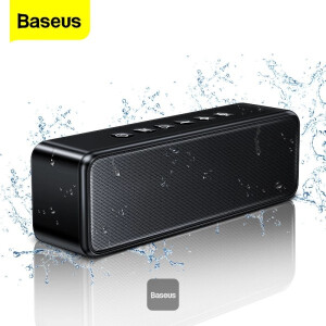 Baseus V1 مكبر صوت بلوتوث خارجي IPX6 مقاوم للماء ستيريو صغير محمول صندوق صوت 20 واط عالي الطاقة سوبر باس مكبر صوت لاسلكي للموسيقى