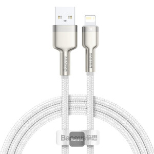 Baseus Cafule Series Metal Data Cable USB to IP 2.4A (1m) WHITE