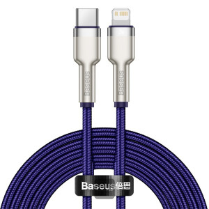 Baseus Cafule Series Metal Data Cable TYPE-C to IP PD 20W(2m) Purple