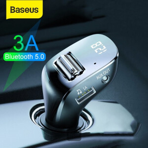 Baseus Streamer F40 AUX wireless MP3 car 6 Black