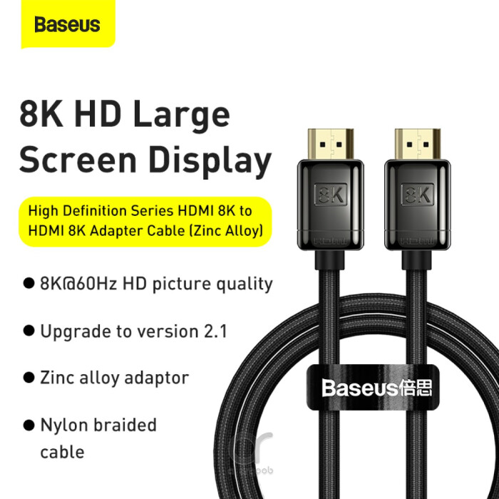 Câble HDMI 4K Baseus Nylon 2m