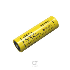 Nitecore 5000mAh NL2150 Rechargeable Battery Cell Yellow