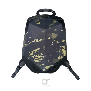 BRAVE Nylon Backpack Dark Camouflage with Bluetooth Speaker & 5000mah Power Bank