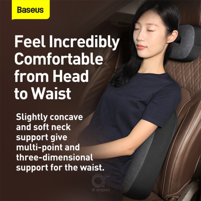 Car Head Pillow Waist By Memory Foam Car Neck Pillow Lumbar