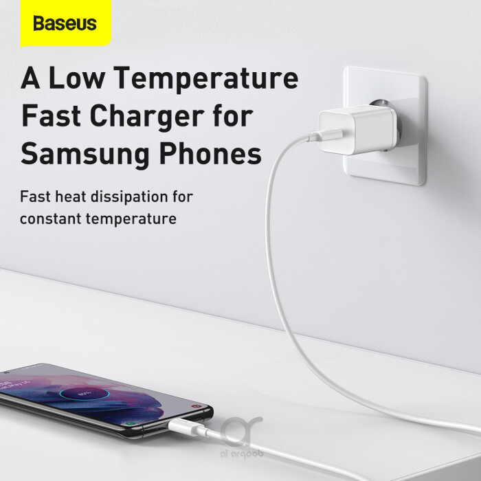 Baseus Super Si Quick Charger 1C 25W EU Sets (Cable TYPE