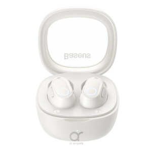Baseus WM02 Wireless Earphones TWS Bluetooth 5.3 سماعات رأس صغيرة ومضغوطة ارتداء مريح ، عمر بطارية طويل 25 ساعة