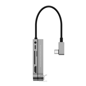 Baseus BOLT 6 IN 1 MULTIFUNCTIONAL TYPE C HUB USB 3.0, 4K HDMI, PD Charging, 3.5mm Headphone and Micro/SD Card