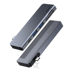 Baseus Harmonica 5-in-1 HUB Adapter Type-C Expansion, Turn a Laptop Instantly Into a Desktop