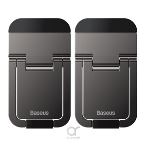 قاعدة كمبيوتر محمول نحيفة Baseus (2 قطعة) أسود