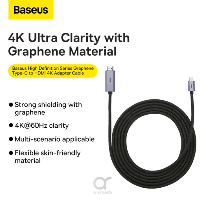 Cable adaptador Baseus High Definition Series USB Tipo C - HDMI