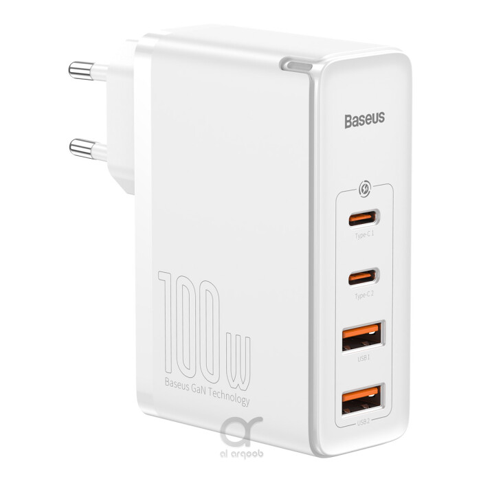 Baseus GaN2 Pro 100W 2 x USB + 2 x Type