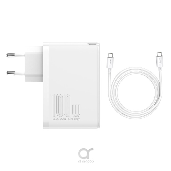 Cargador Rápido Baseus GaN2 Pro 2xUSB & 2xUSB-C - 100W