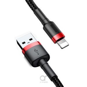 Baseus Cafule Cable Lightning 2.4A 1Mtr Red+Black