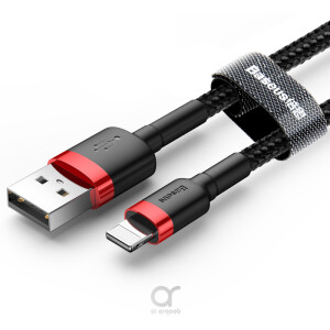 Baseus Cafule Cable USB to IP Lightning 2Mtr - 1.5A Red+Black