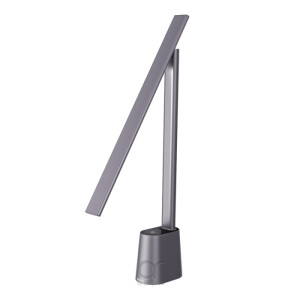 Baseus LED Desk Lamp Auto-Dimming Table Lamp Eye-Caring Smart Lamp Touch Control 47" Wide Illumination 250 Lumens 5W 3 Color Modes Dark Grey