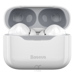 Baseus SIMU ANC True Wireless Earphone S1 سماعات رأس مقاومة للماء داخل الأذن مع ميكروفون مدمج سماعة رأس ستيريو TWS - أبيض
