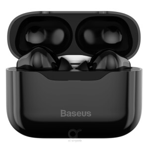 Baseus SIMU ANC True Wireless Earphone S1 سماعات رأس مقاومة للماء داخل الأذن مع ميكروفون مدمج مع ميكروفون سماعة رأس ستيريو TWS - أسود
