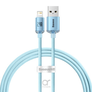 Baseus Shine Series Fast Charging Data Cable USB to iP 2.4A Blue