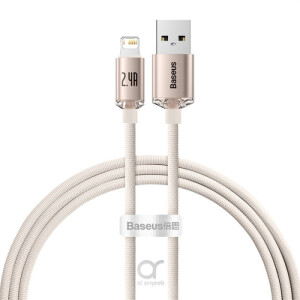 Baseus Shine Series Fast Charging Data Cable USB to iP 2.4A Pink