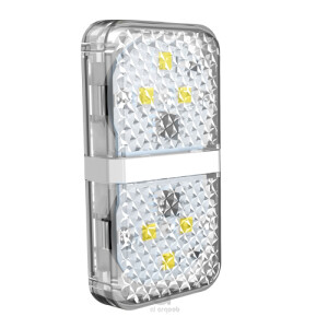 Baseus 4PCS 6 LEDs Car Open Door Warning Light Safety Anti-Collision Flash Lights مصباح إشارة مغناطيسي لاسلكي