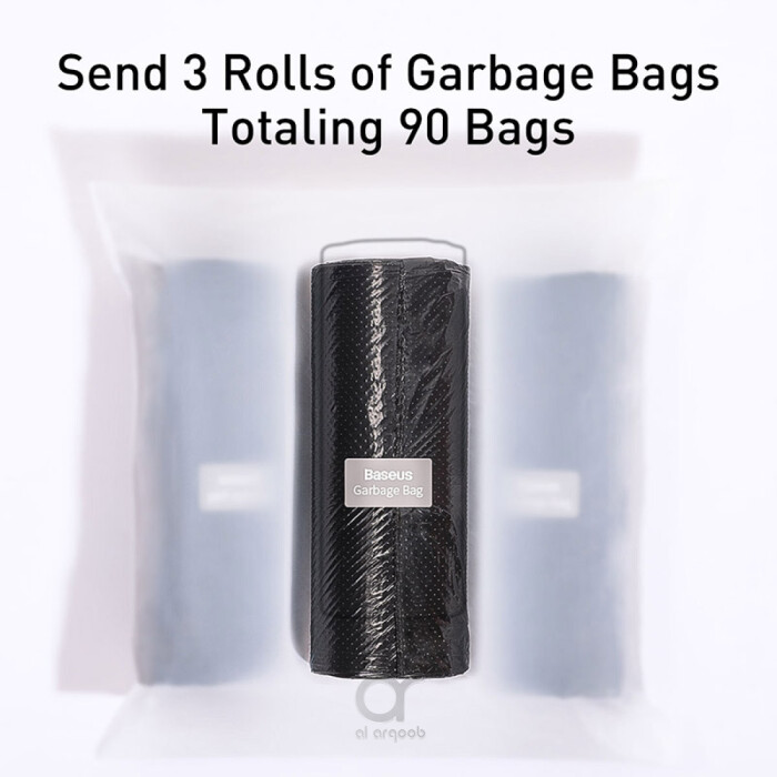 Arqoob - Automotive Garbage Can Mini Trash Bin Rubbish Bin Portable Car  Trash Can (Including 90Pcs Rubbish Bags)