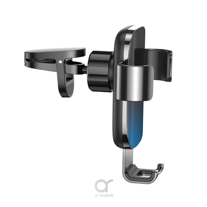 Arqoob - Baseus Gravity Car Phone Holder for Samsung Universal Car Air Cent Vent  Mount Smartphone Metal Car Charging Stand Phone Holder
