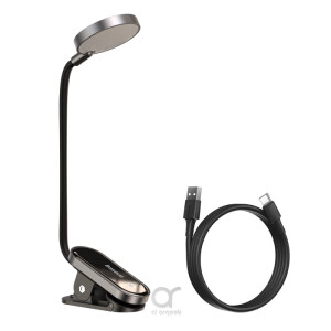 Baseus Led Desk Lamp Clip-On Night Light Reading Computer Keyboard illuminated Eye Protection Lamp With USB Charging For Bedroom