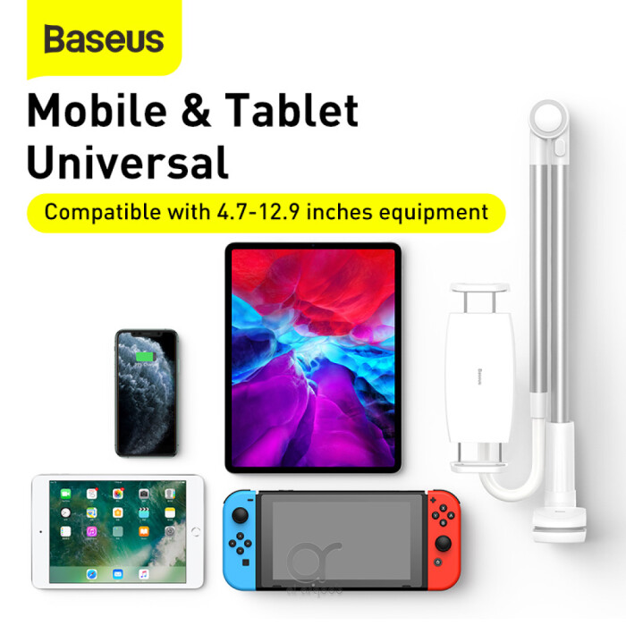 Baseus Phone Holder Adjustable Long Arm Lazy Phone Holder Clip Foldable Desk Tablet Mount Holder Stand For iPhone Samsung