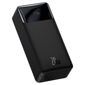 BASEUS Bipow Digital Display Power Bank 30000mAh 20W Portable Phone Charger Black