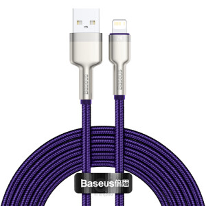 Baseus Cafule Series Metal Data Cable USB to IP 2.4A (2m) Purple