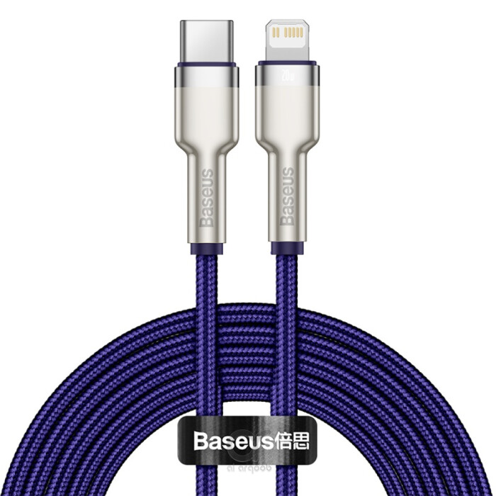 Baseus Cafule Series Metal Data Cable TYPE-C to IP PD 20W (2m) Purple