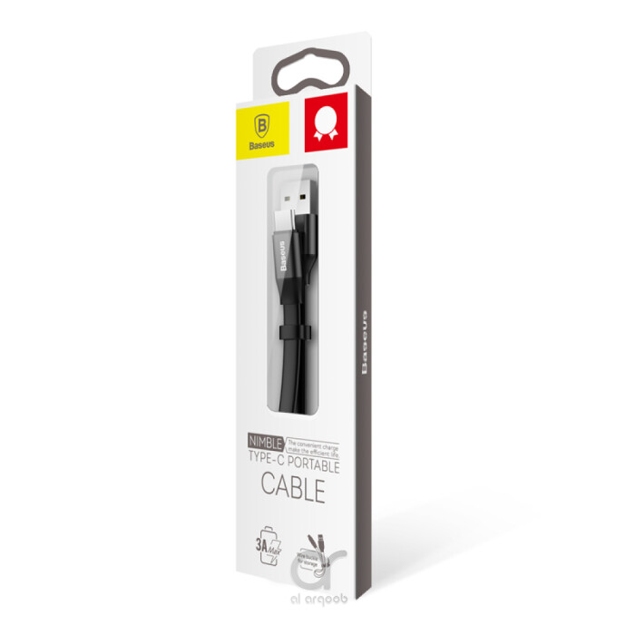 Baseus Nimble Type-C Portable Cable 23CM – Black