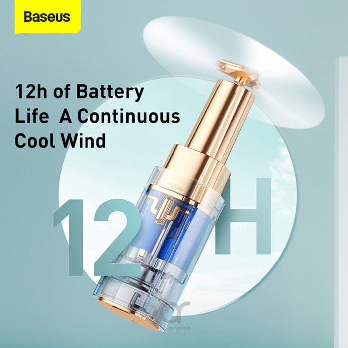 Baseus Tube Mini Portable Fan Pink