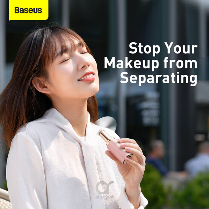 Baseus Tube Mini Portable Fan Pink