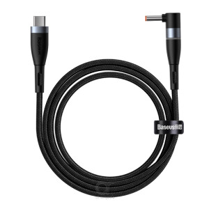 Baseus Zinc Magnetic Series Lenovo Laptop Charging Cable Type-C to DC Round Port (4.0 * 1.7mm) 100W 2m Black