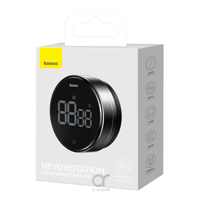 Rotation Countdown Timer with LED Round Screen Digital Display