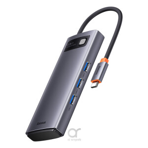 Baseus Metal Gleam Series 6 in 1 HUB Docking Station USB Type C - 3 x USB 3.2