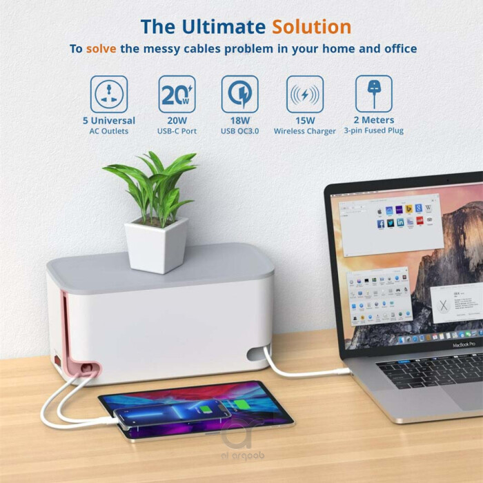 Bundle 2 (Baseus Desktop Biaxial Foldable stand for Phone + Baseus StarSpeed 1for3 Fast Charging Data Cable + BRAVE Power Strip Box 15W Wireless Charger)
